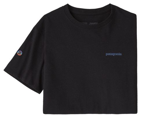 T-Shirt Unisexe Patagonia Fitz Roy Icon Responsibili-Tee Noir