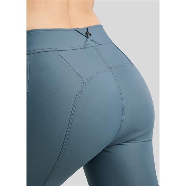 Paardrijbroek Montar MOZida Refined Gun Metal Knie Grip Middenblauw