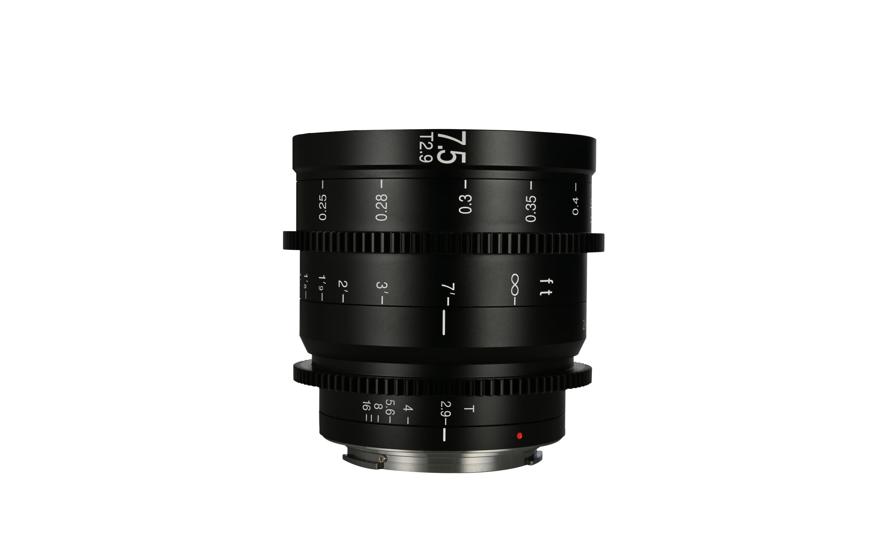 Festbrennweite 7.5 mm T2.9 Zero-D S35 Cine Lens – Canon RF<br>Laowa 7.5 mm T2.9 Zero-D S35 Cine