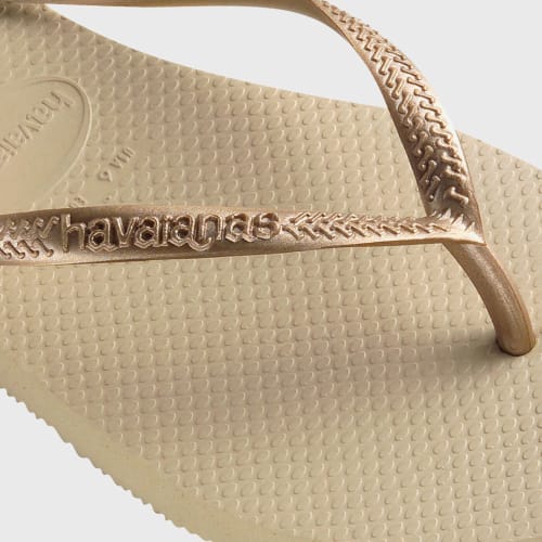 Tongs Femme Slim Beige