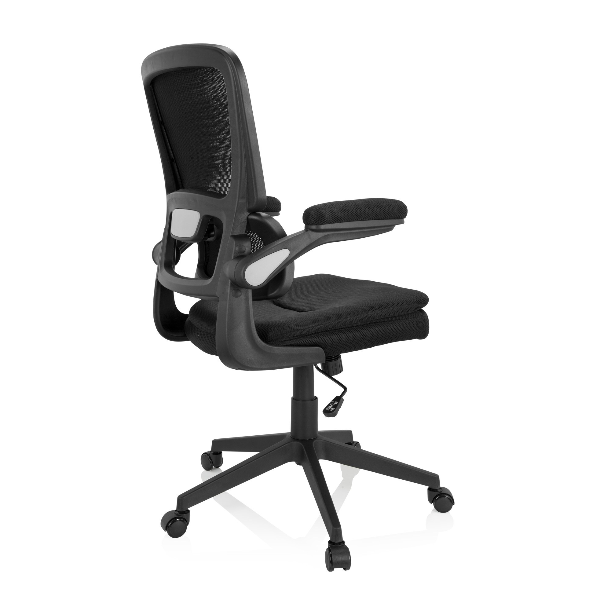 Home Office Bürostuhl RELAX HX 100 Stoff/Netzstoff mit abklappbaren Armlehnen MyBuero