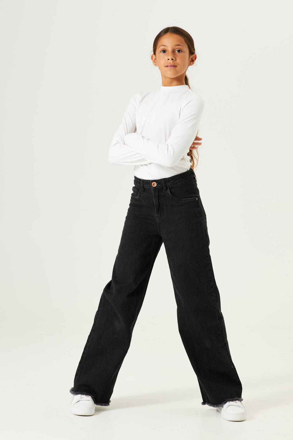 Garcia high waist loose fit jeans Annemay dark used