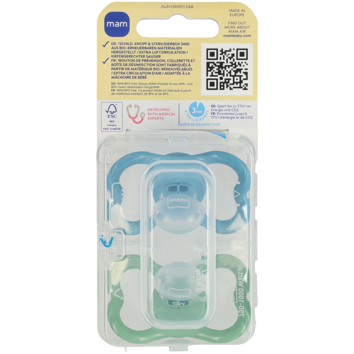 Mam Air Nuggi Boy 16-36m