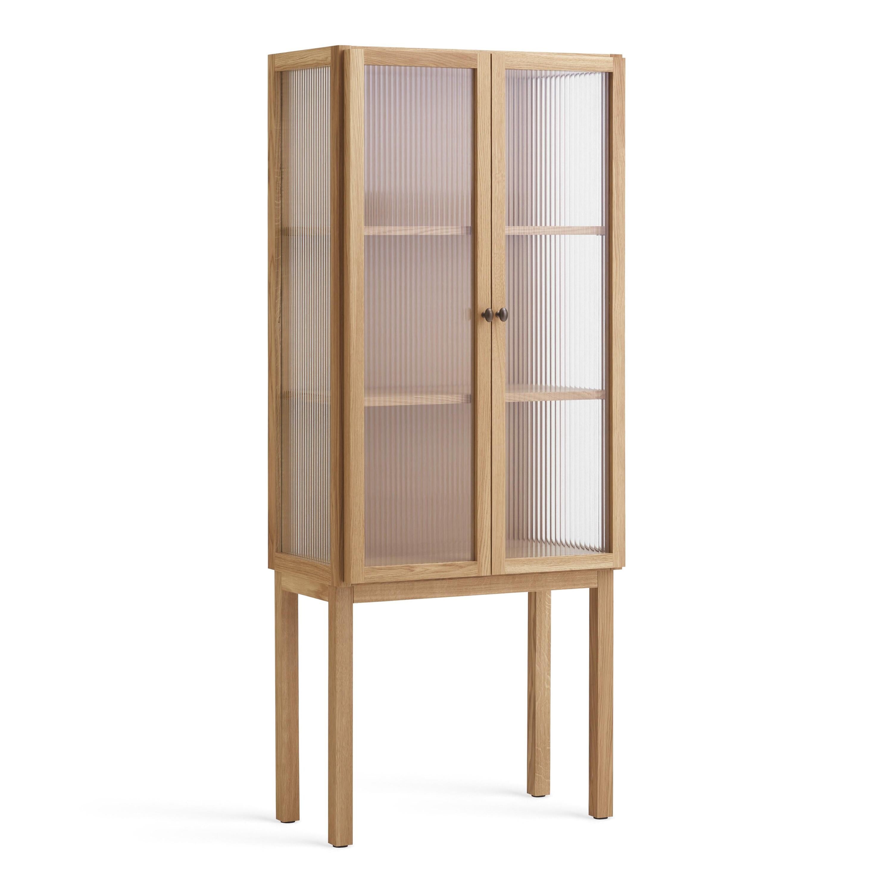Audo Copenhagen Curiosity vitrinekast H168 naturel eiken