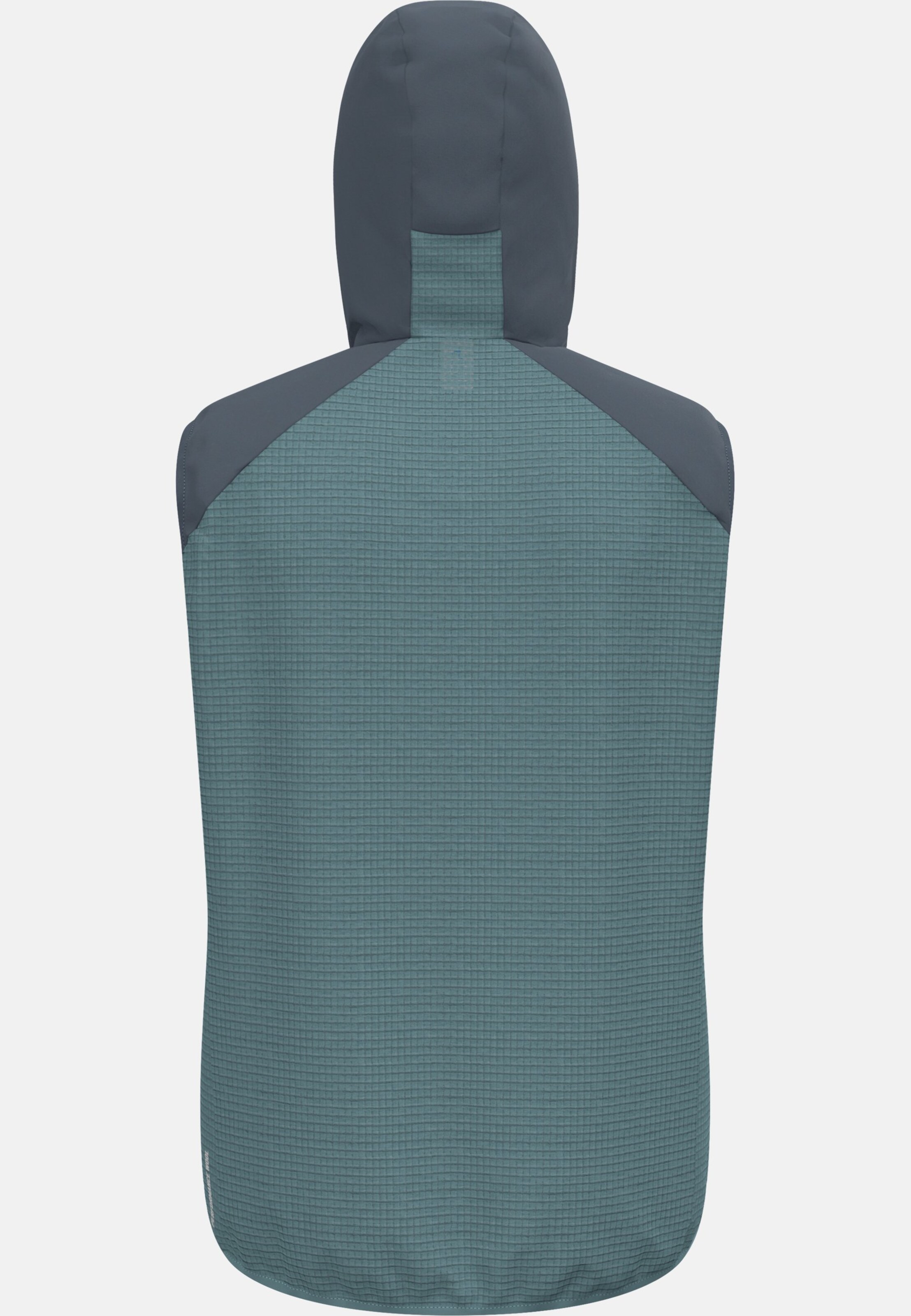 Isolierte Ascent Hybridweste mit Wolle in dark slate - arctic