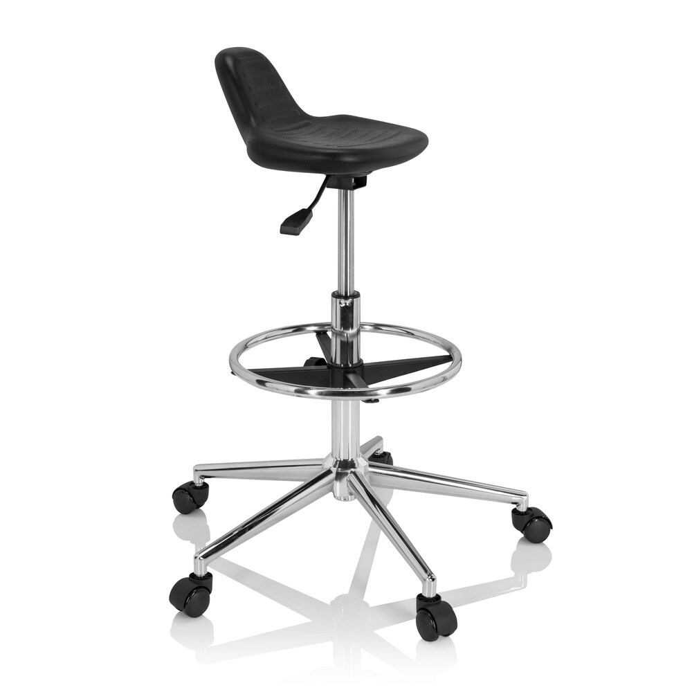 Drehhocker TOP WORK 03 I Hartschaum ohne Armlehnen hjh OFFICE