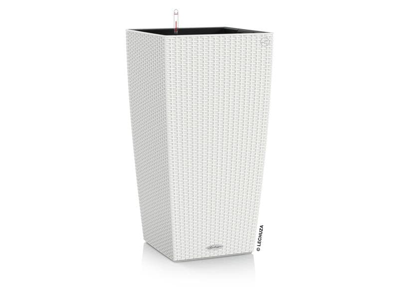 Lechuza Blumentopf Cubico Cottage 40 Weiss Pflanzengefäss, weiss