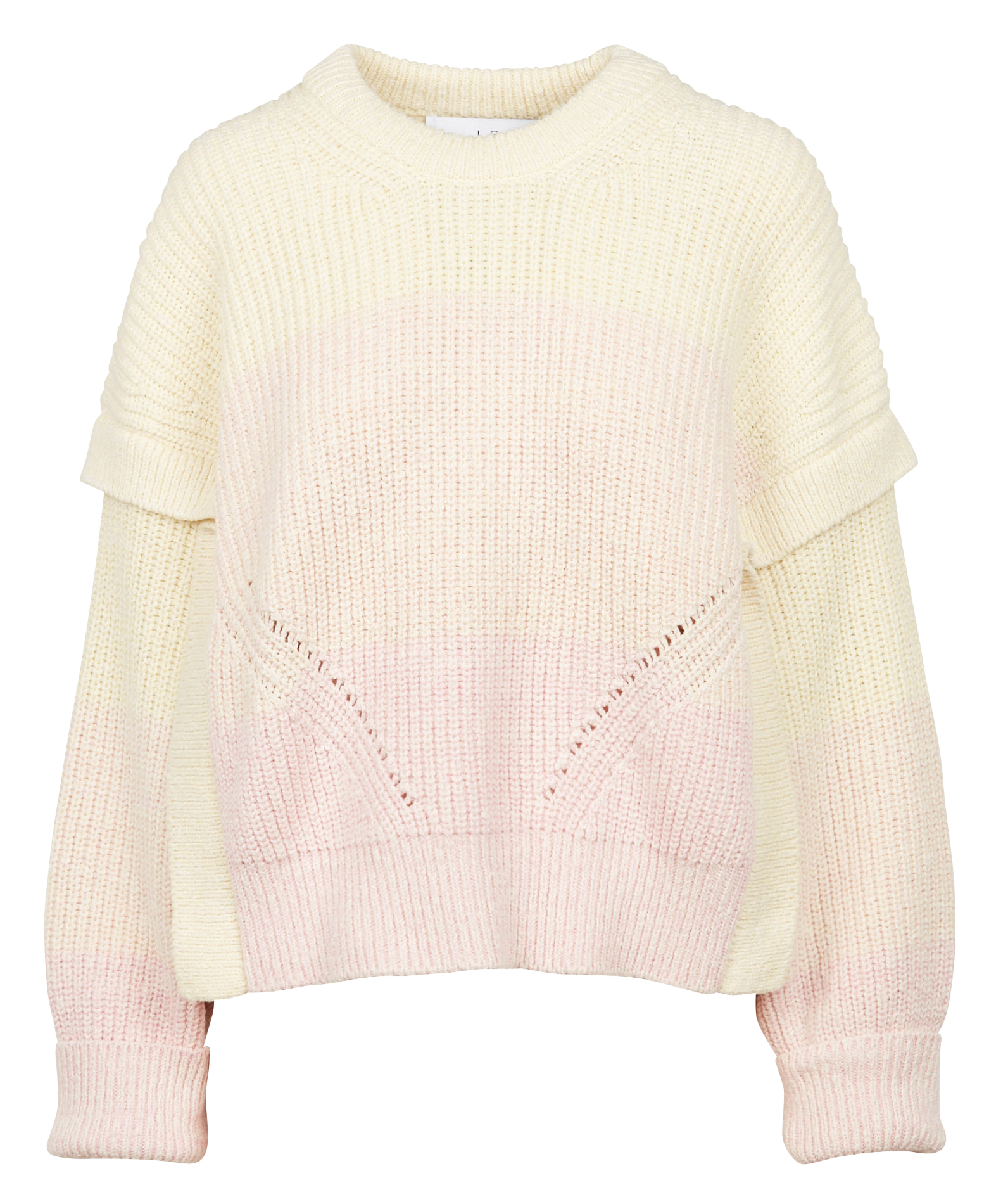 DASTAN - Pull col rond jacquard en coton| Multicolore