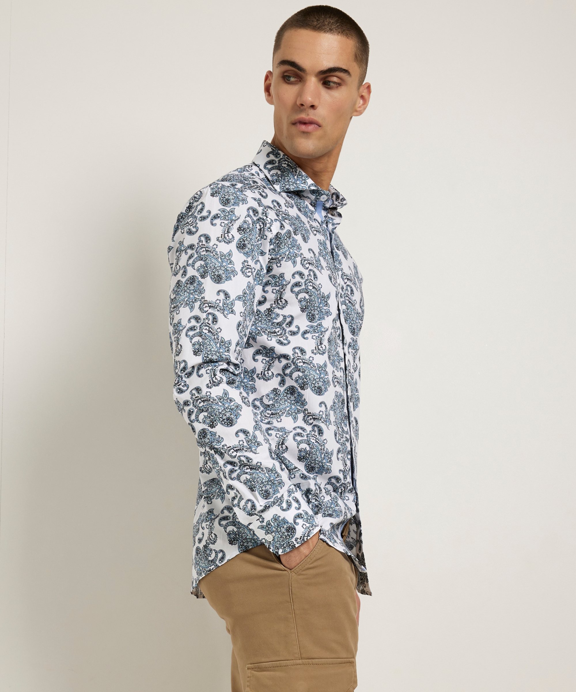 slim fit overhemd