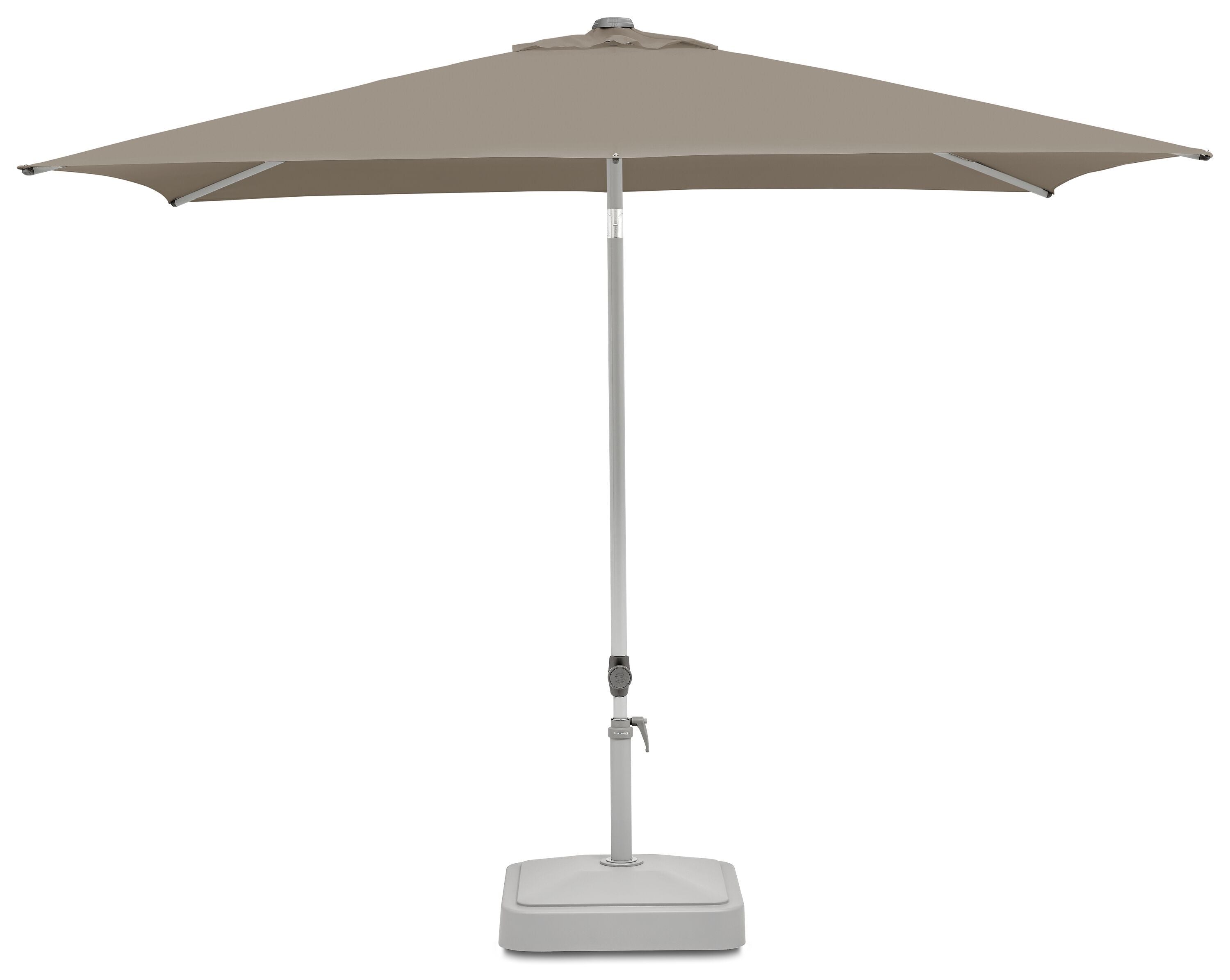 Suncomfort by Glatz POP UP Sonnenschirm - Taupe / Hellgrau / Eisblau / H: 200.0 cm