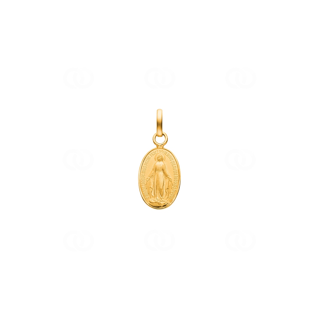 Anhänger 750/18 K Gelbgold Milagrosa Immaculata 9x14mm