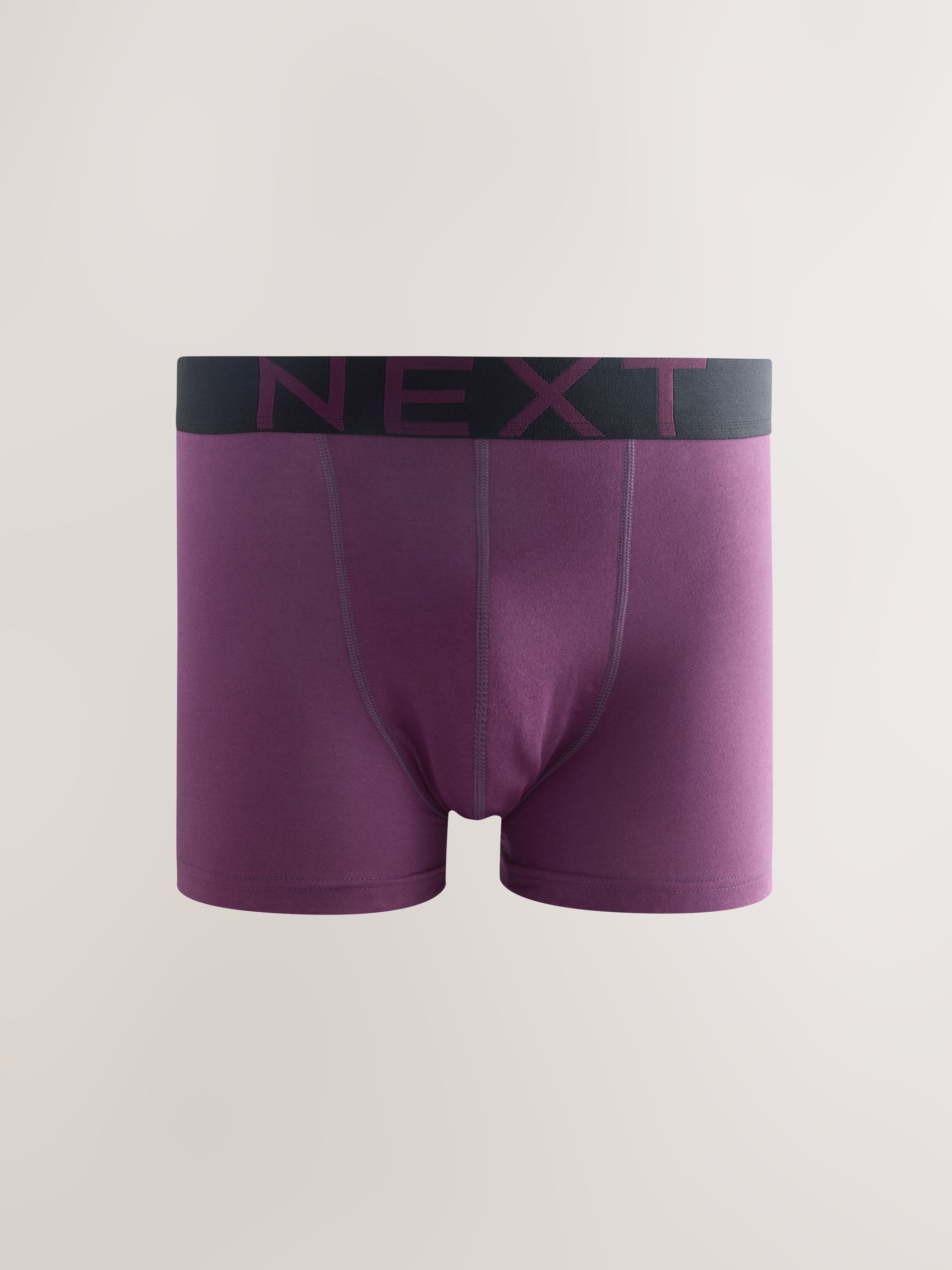 Zwart met felgekleurde taillebanden - Verpakking van 8 - Katoenrijke trunk boxers