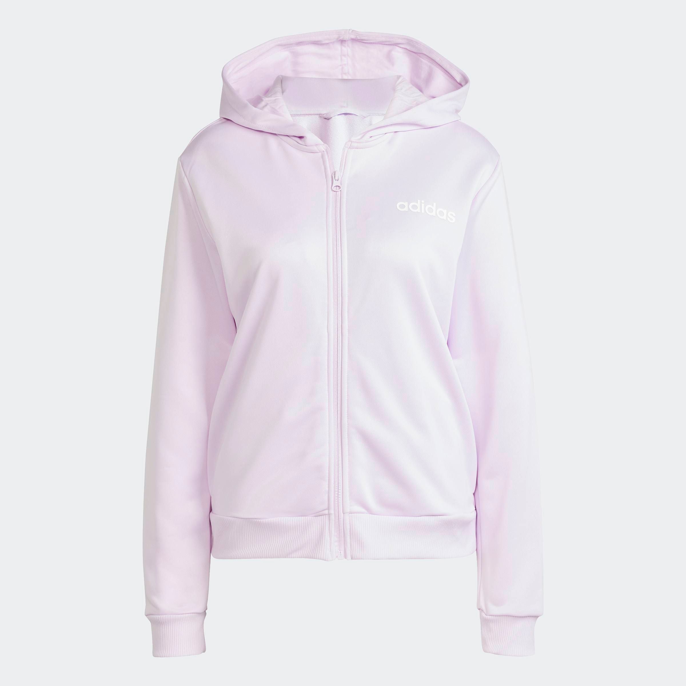 adidas Sportswear Trainingsanzug »W LINEAR TS«, 2 Stk. Trainingsjacke mit Kapuze, Tracksuit