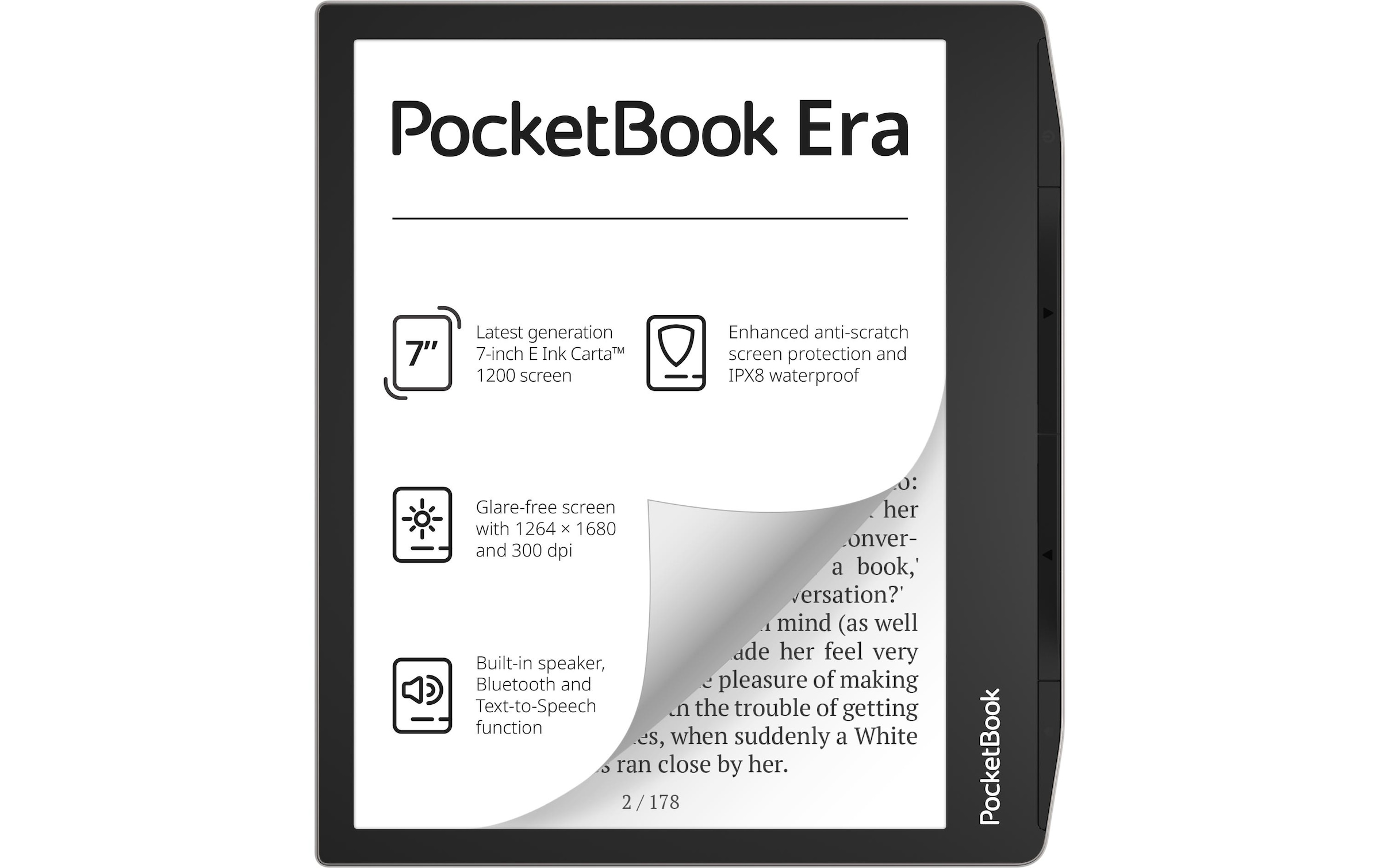 PocketBook E-Book »PocketBook Era 16GB Stardust silver, 300DPI« (7 cm ) )