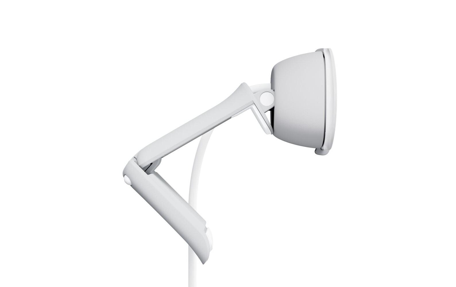 Brio 100 WeissFull HD-Webcam mit integrierter Abdeckblende
