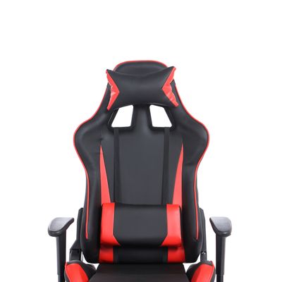 Fauteuil gamer SPORTING - accoudoirs réglables - noir et rouge