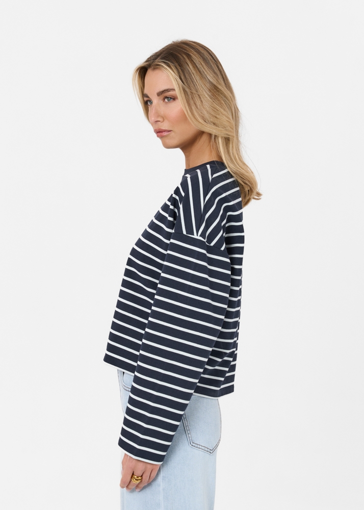 Friday Denim longsleeve tee navy