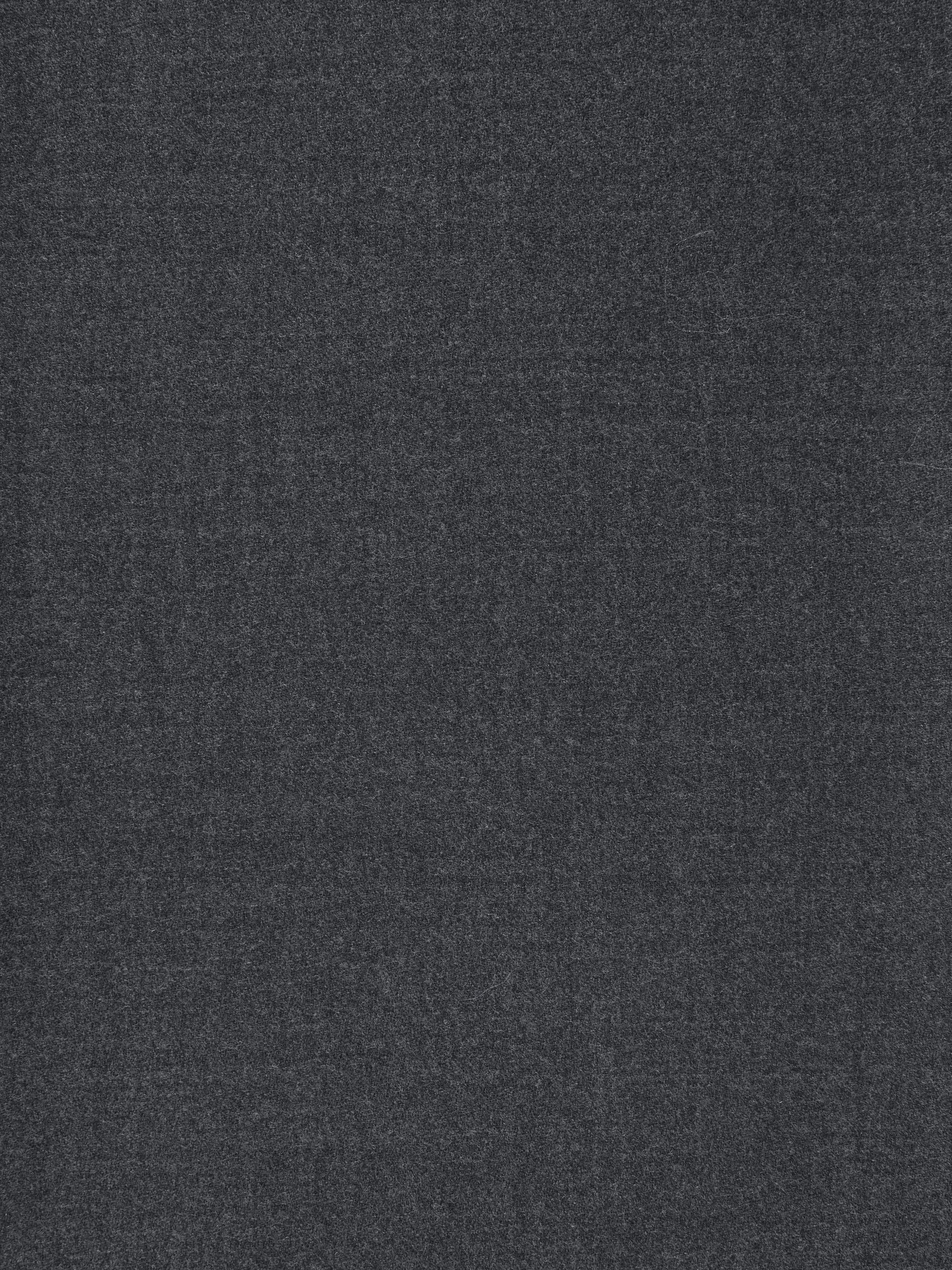 Antraciet - Elasticated Waist Wool Rich Textured Formal Trousers