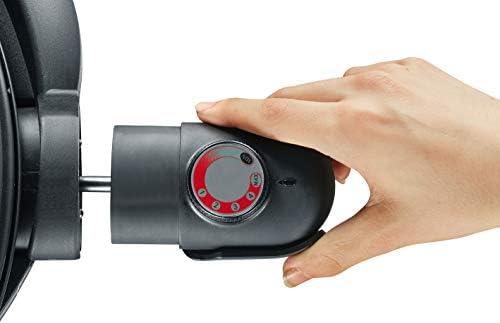SEVERIN Barbecue électrique 2 000 W avec grille en fonte d'aluminium, Barbecue sur pieds avec couvercle et thermomètre intégré, eBBQ avec grande surface de cuisson lisse et rainurée, Noir, PG 8541 : Jardin