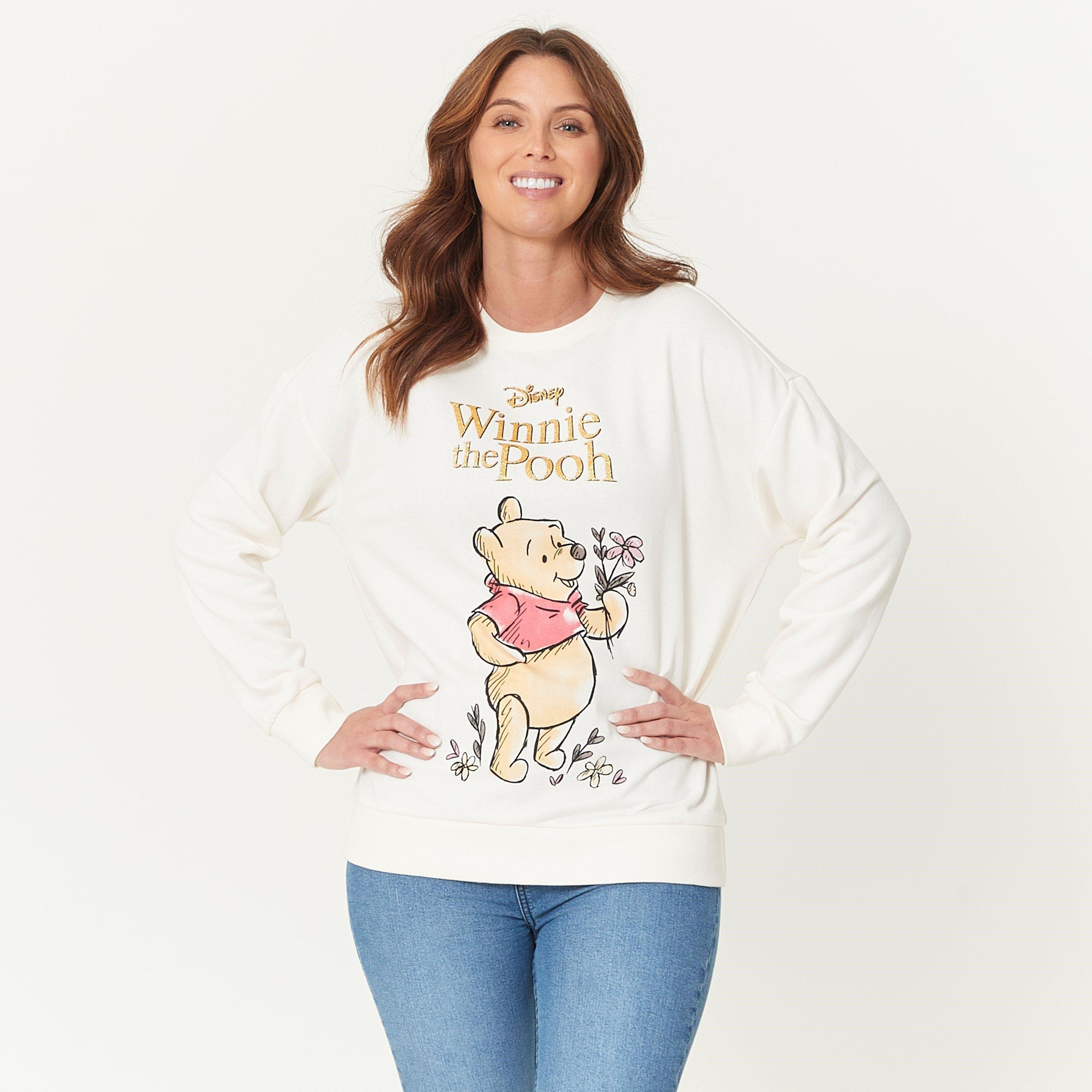 Character Disney Flower Detail Graphic Sweat