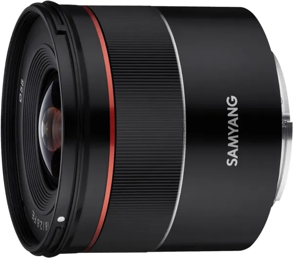 Samyang AF - Vidvinkel objektiv - 18 mm - f/2.8 FE - Sony E-mount - for Sony Cinema Line; a VLOGCAM; a1; a1 II; a6700; a7 IV; a7C; a7C II; a7CR; a7R V; a9 III