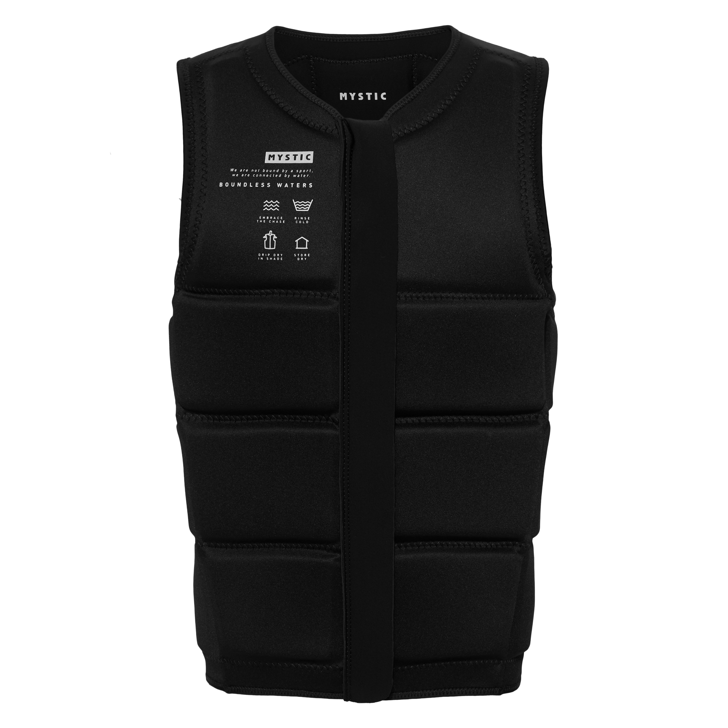 Mystic Star Impact Vest F/zip - Wake - 2025 Black