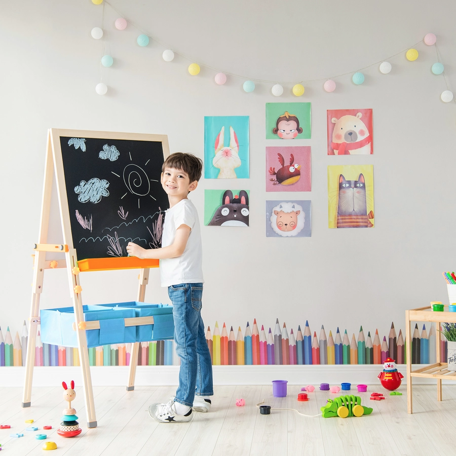 Teamson Kids Tafel Little Artist, Holzstruktur