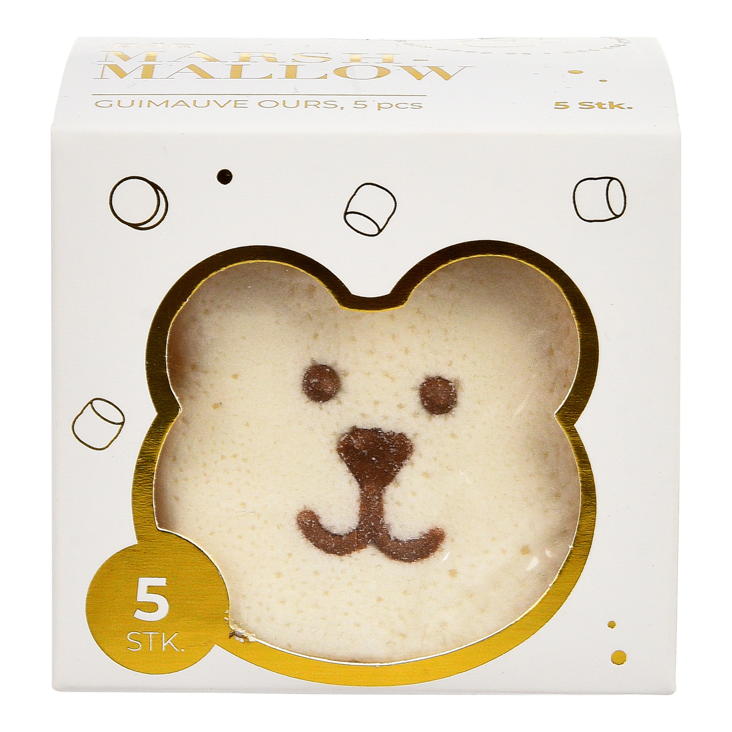 creme, 5 Stück