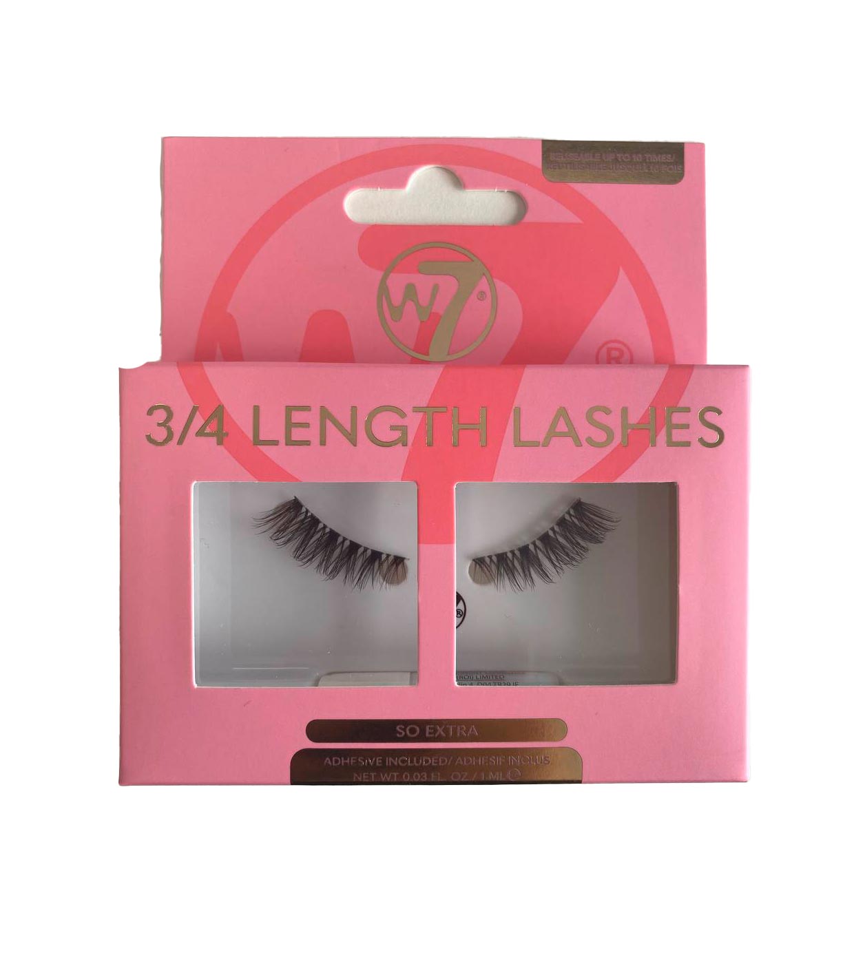W7 - Cílios postiços 3/4 Length Lashes - So Extra