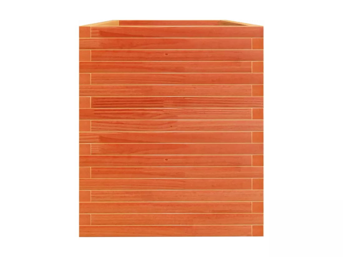 Jardinière bac lit surélevé bois marron 110 x 60 x 68.5 cm 02_0038443