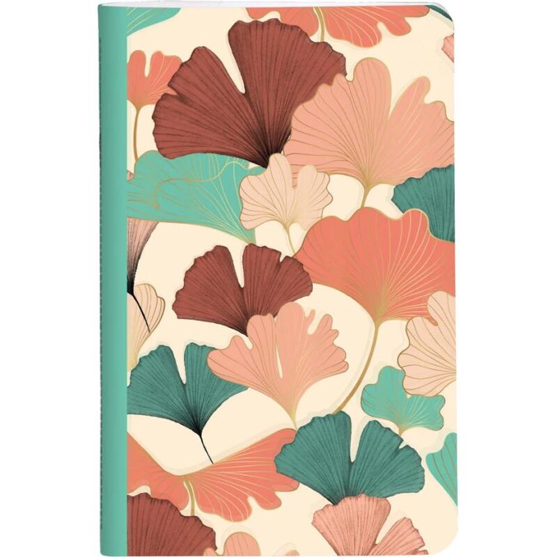 Gaïa beige, Carnet cousu fil 7,5 x 12 cm, 48 pages, ligné