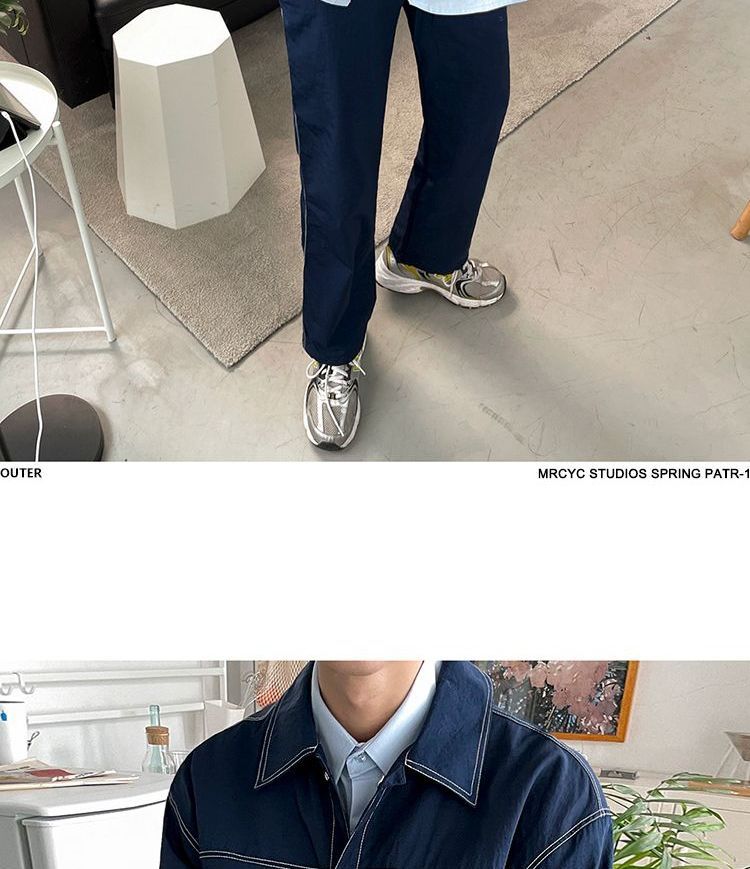 MRCYC - Denim overhemdjack / losse jeans