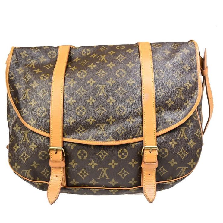 Louis Vuitton Vintage Louis Vuitton Saumur Brown