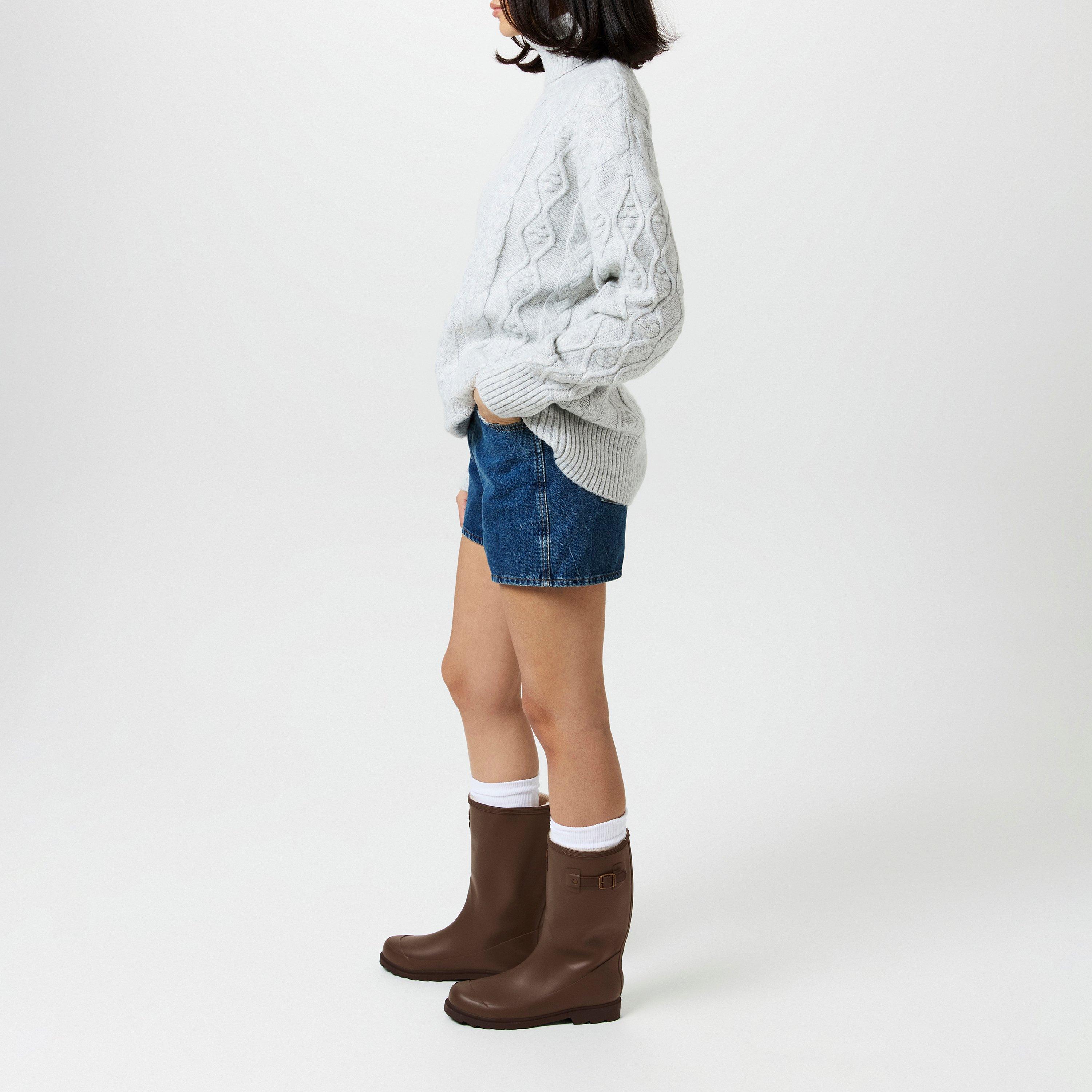 Gelert Fur Welly Boot Ladies