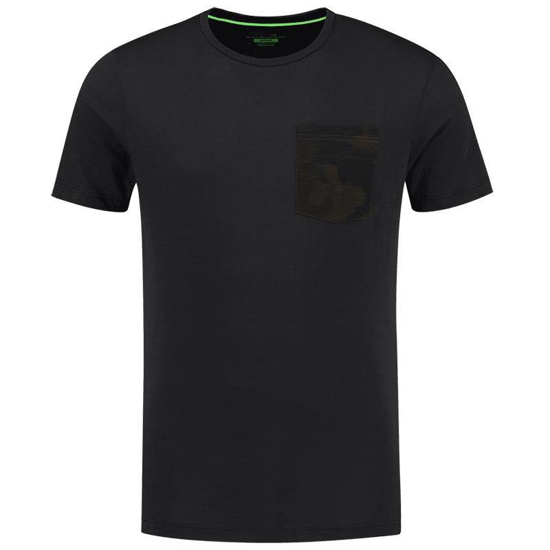 Tee Shirt Manches Courtes Homme Korda Kamo Pocket Tee - Noir