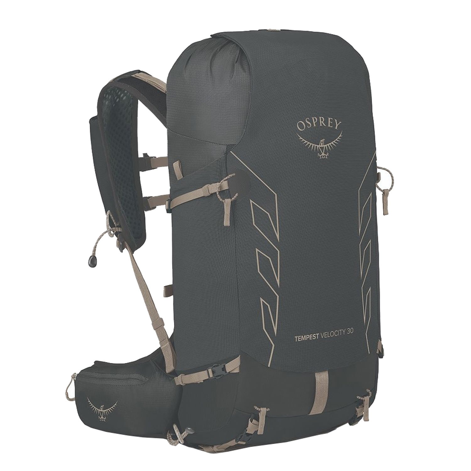 Osprey Tempest Velocity 30 WXS/S dark charcoal/chiru tan
