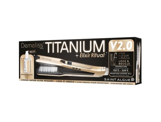 SAINT ALGUE - Coffret lisseur vapeur titanium v2 elixir ritual demeliss
