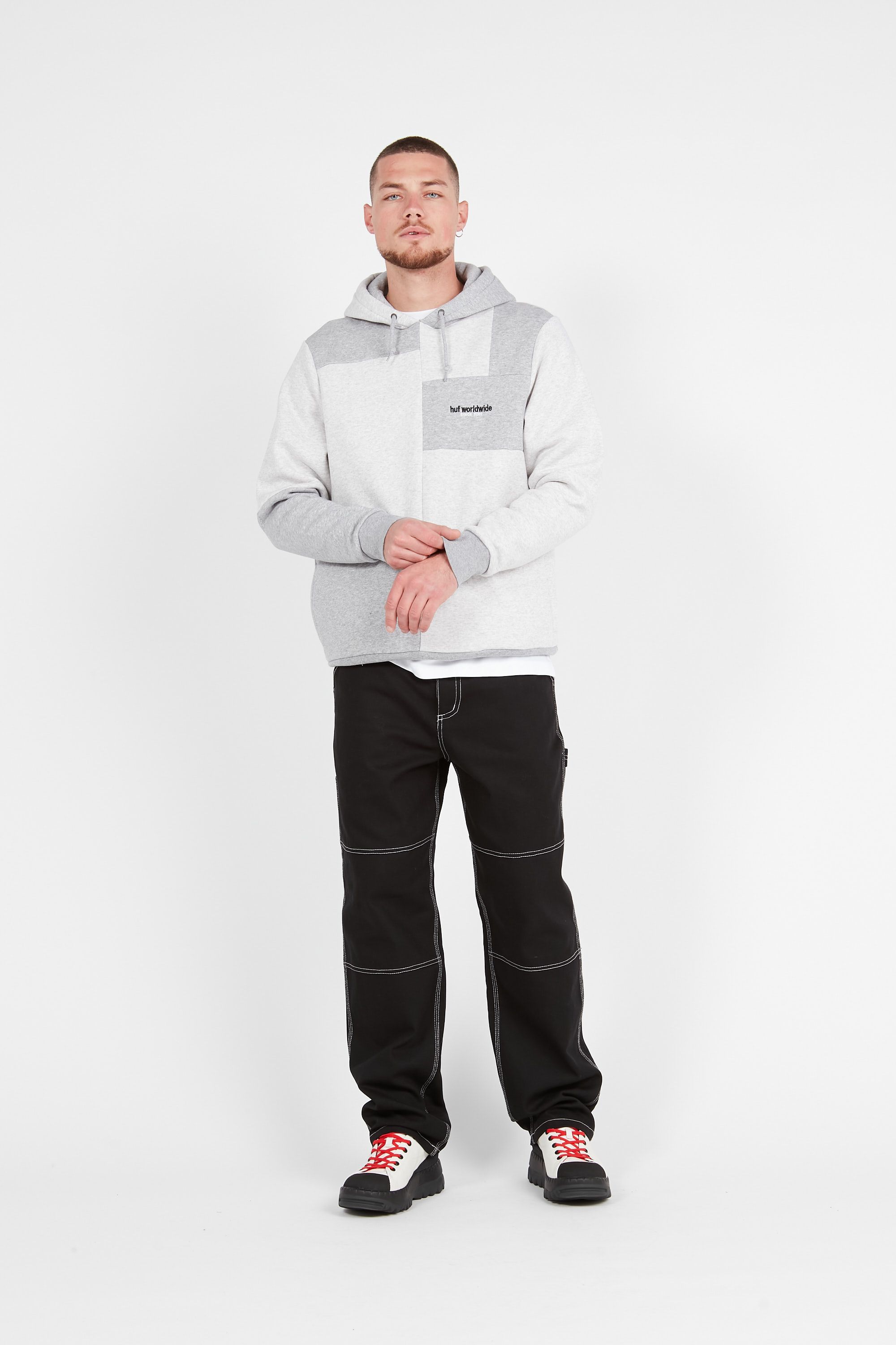 HUF Hoodie ARRAY Gris