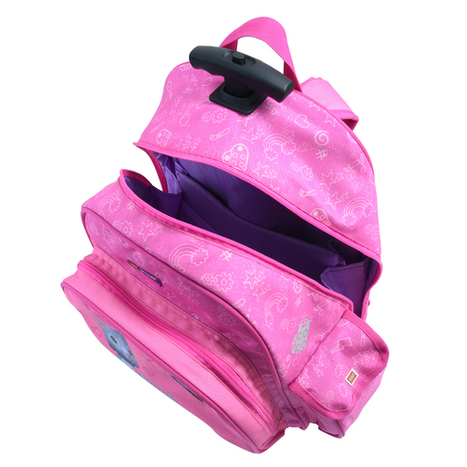 Mochila Escolar Con Ruedas Lego Emma Y Chico