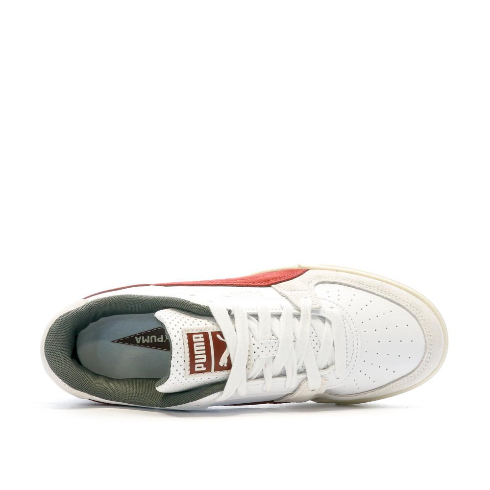 Puma Baskets Blanches/Orange Homme Puma League