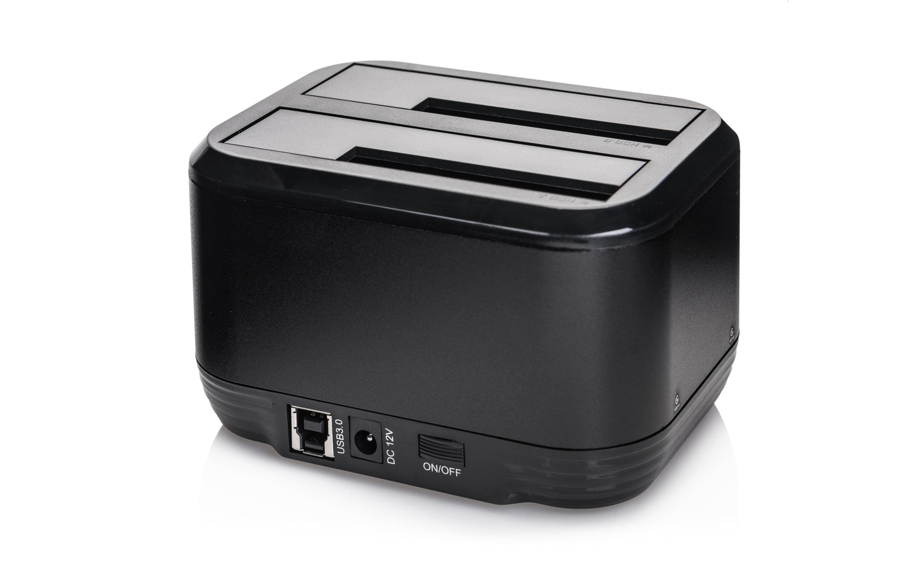 Docking- und Klonstation LC-DOCK-U3-IIIFestplatten-Dock mit Kopierfunktion