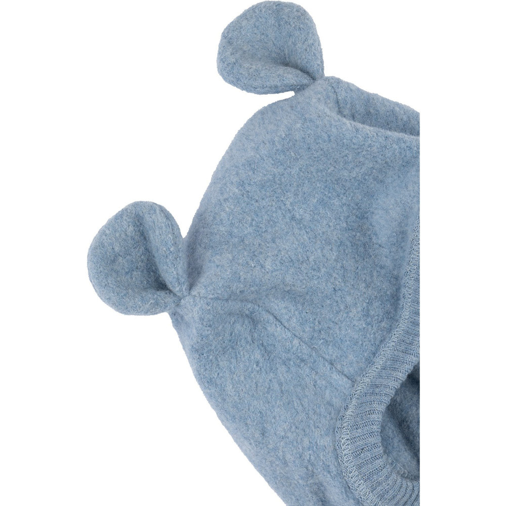 Køb Mikk-Line Faded Denim Melange Bomuld Fleece Elefanthue Med Ører