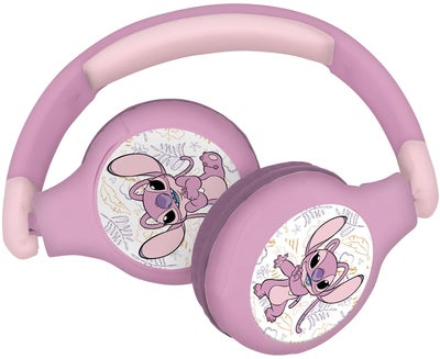 Disney Lilo & Stitch Angel 2-i-1 Bluetooth Hodetelefoner