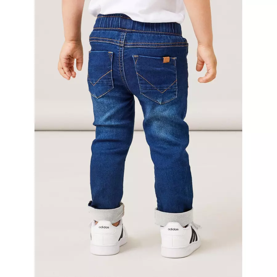 name it Sweatjeans Nmmryan Dark Blue Denim
