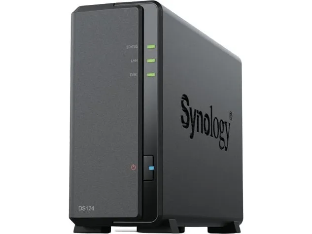 Synology Disk Station DS124 - NAS-server - RAM 1 GB - Gigabit Ethernet - iSCSI support