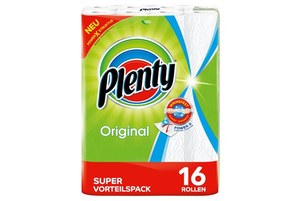 PLENTY Haushaltstücher Original 45 Blatt 16 Stk