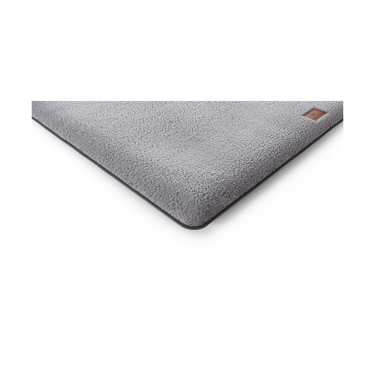 Knuffelwuff kuschelige Hundematte Calliope aus Teddy Material grau M-L