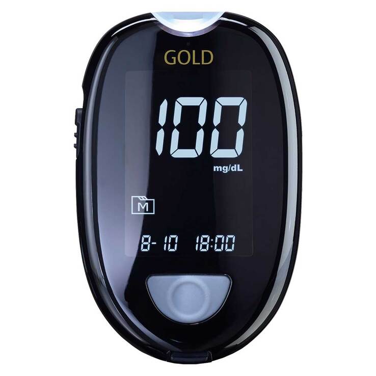 Gluco Check Gold Blutzuckermessgerät Set mg / dl, 1 St
