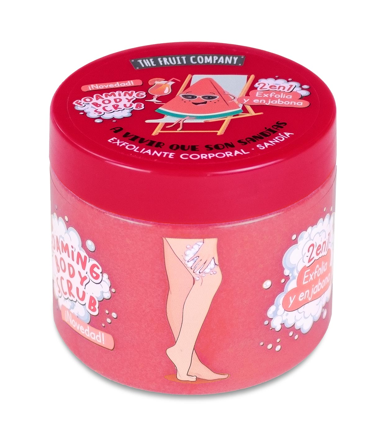 The Fruit Company - Espuma Esfoliante Corporal 2 em 1 - Melancia