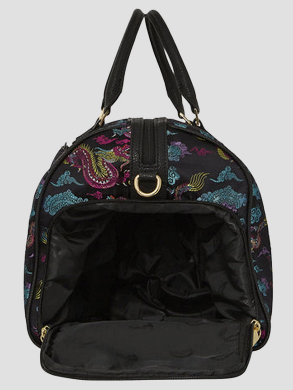 Sprayground Embroidered Dragons Duffle Travel Bag embroidered dragon